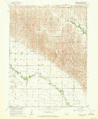 Lexington SE Nebraska Historical topographic map, 1:24000 scale, 7.5 X 7.5 Minute, Year 1962