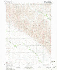 Lexington SE Nebraska Historical topographic map, 1:24000 scale, 7.5 X 7.5 Minute, Year 1962