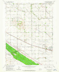 Lexington West Nebraska Historical topographic map, 1:24000 scale, 7.5 X 7.5 Minute, Year 1962