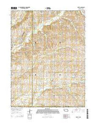 Liberty Nebraska Current topographic map, 1:24000 scale, 7.5 X 7.5 Minute, Year 2014