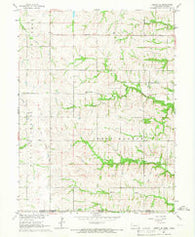 Liberty SE Nebraska Historical topographic map, 1:24000 scale, 7.5 X 7.5 Minute, Year 1965