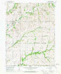 Liberty Nebraska Historical topographic map, 1:24000 scale, 7.5 X 7.5 Minute, Year 1965