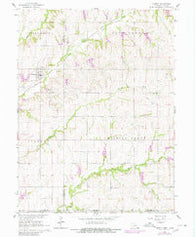 Liberty Nebraska Historical topographic map, 1:24000 scale, 7.5 X 7.5 Minute, Year 1965