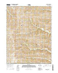 Liberty SE Nebraska Current topographic map, 1:24000 scale, 7.5 X 7.5 Minute, Year 2014