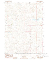 Lightning Valley Nebraska Historical topographic map, 1:24000 scale, 7.5 X 7.5 Minute, Year 1985