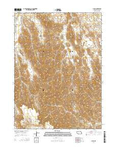 Lillian Nebraska Current topographic map, 1:24000 scale, 7.5 X 7.5 Minute, Year 2014