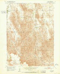 Lillian Nebraska Historical topographic map, 1:24000 scale, 7.5 X 7.5 Minute, Year 1951