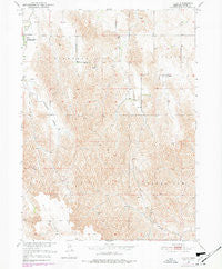 Lillian Nebraska Historical topographic map, 1:24000 scale, 7.5 X 7.5 Minute, Year 1951
