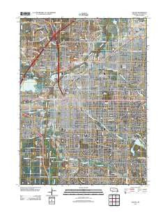 Lincoln Nebraska Historical topographic map, 1:24000 scale, 7.5 X 7.5 Minute, Year 2011