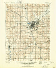 Lincoln Nebraska Historical topographic map, 1:125000 scale, 30 X 30 Minute, Year 1897