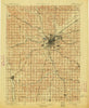 Lincoln Nebraska Historical topographic map, 1:125000 scale, 30 X 30 Minute, Year 1897