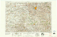 Lincoln Nebraska Historical topographic map, 1:250000 scale, 1 X 2 Degree, Year 1958