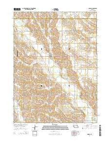 Lindsay Nebraska Current topographic map, 1:24000 scale, 7.5 X 7.5 Minute, Year 2014