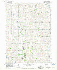 Lindsay SW Nebraska Historical topographic map, 1:24000 scale, 7.5 X 7.5 Minute, Year 1966