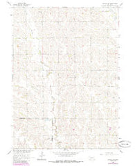 Lindsay SW Nebraska Historical topographic map, 1:24000 scale, 7.5 X 7.5 Minute, Year 1966