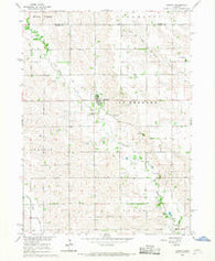 Lindsay Nebraska Historical topographic map, 1:24000 scale, 7.5 X 7.5 Minute, Year 1966