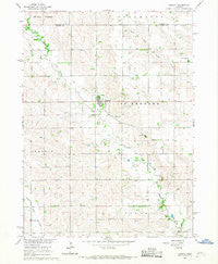Lindsay Nebraska Historical topographic map, 1:24000 scale, 7.5 X 7.5 Minute, Year 1966