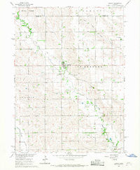 Lindsay Nebraska Historical topographic map, 1:24000 scale, 7.5 X 7.5 Minute, Year 1966