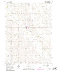 Lindsay Nebraska Historical topographic map, 1:24000 scale, 7.5 X 7.5 Minute, Year 1966