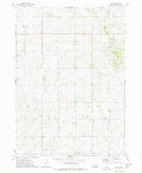 Lindy Nebraska Historical topographic map, 1:24000 scale, 7.5 X 7.5 Minute, Year 1974