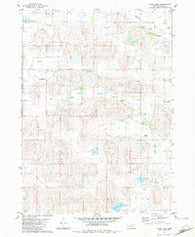 Linke Lake Nebraska Historical topographic map, 1:24000 scale, 7.5 X 7.5 Minute, Year 1982