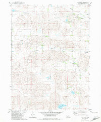 Linke Lake Nebraska Historical topographic map, 1:24000 scale, 7.5 X 7.5 Minute, Year 1982