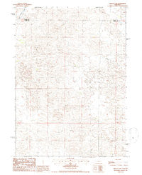 Linscott NW Nebraska Historical topographic map, 1:24000 scale, 7.5 X 7.5 Minute, Year 1986