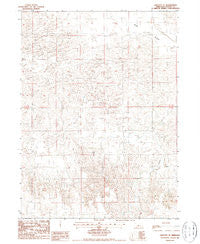 Linscott SE Nebraska Historical topographic map, 1:24000 scale, 7.5 X 7.5 Minute, Year 1986