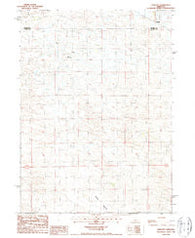 Linscott Nebraska Historical topographic map, 1:24000 scale, 7.5 X 7.5 Minute, Year 1986