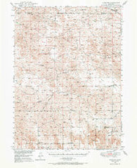 Linscott Nebraska Historical topographic map, 1:62500 scale, 15 X 15 Minute, Year 1948