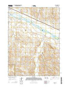 Lisco Nebraska Current topographic map, 1:24000 scale, 7.5 X 7.5 Minute, Year 2014
