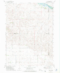 Lisco NW Nebraska Historical topographic map, 1:24000 scale, 7.5 X 7.5 Minute, Year 1972