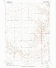 Lisco SW Nebraska Historical topographic map, 1:24000 scale, 7.5 X 7.5 Minute, Year 1972