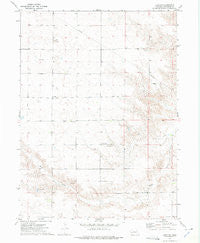 Lisco SW Nebraska Historical topographic map, 1:24000 scale, 7.5 X 7.5 Minute, Year 1972