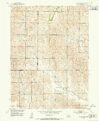 Litchfield SW Nebraska Historical topographic map, 1:24000 scale, 7.5 X 7.5 Minute, Year 1951