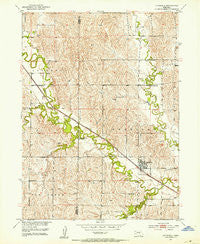 Litchfield Nebraska Historical topographic map, 1:24000 scale, 7.5 X 7.5 Minute, Year 1951