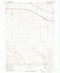 Lodgepole SE Nebraska Historical topographic map, 1:24000 scale, 7.5 X 7.5 Minute, Year 1972