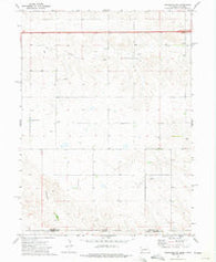 Lodgepole SW Nebraska Historical topographic map, 1:24000 scale, 7.5 X 7.5 Minute, Year 1972