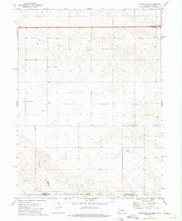 Lodgepole SW Nebraska Historical topographic map, 1:24000 scale, 7.5 X 7.5 Minute, Year 1972
