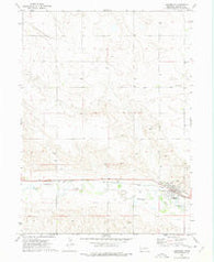 Lodgepole Nebraska Historical topographic map, 1:24000 scale, 7.5 X 7.5 Minute, Year 1972