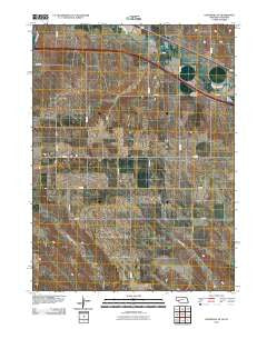 Lodgepole SE Nebraska Historical topographic map, 1:24000 scale, 7.5 X 7.5 Minute, Year 2010