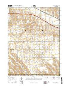Lodgepole SE Nebraska Current topographic map, 1:24000 scale, 7.5 X 7.5 Minute, Year 2014