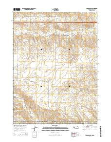 Lodgepole SW Nebraska Current topographic map, 1:24000 scale, 7.5 X 7.5 Minute, Year 2014