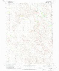 Logan Nebraska Historical topographic map, 1:24000 scale, 7.5 X 7.5 Minute, Year 1972