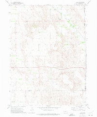 Logan Nebraska Historical topographic map, 1:24000 scale, 7.5 X 7.5 Minute, Year 1972