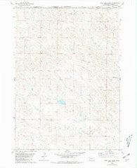 Lone Tree Ranch Nebraska Historical topographic map, 1:24000 scale, 7.5 X 7.5 Minute, Year 1980