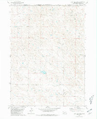 Lone Tree Ranch Nebraska Historical topographic map, 1:24000 scale, 7.5 X 7.5 Minute, Year 1980