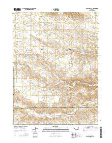 Lone Pine Butte Nebraska Current topographic map, 1:24000 scale, 7.5 X 7.5 Minute, Year 2014