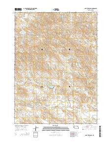 Lone Tree Ranch Nebraska Current topographic map, 1:24000 scale, 7.5 X 7.5 Minute, Year 2014