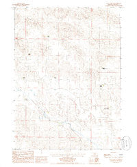Long Lake SE Nebraska Historical topographic map, 1:24000 scale, 7.5 X 7.5 Minute, Year 1985